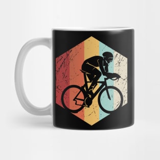 Cycling Retro Distressed Mug